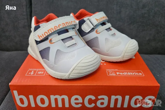 Обувки за прохождане Biomecanics, снимка 2 - Бебешки обувки - 48762869