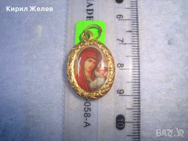 СТАРА ПОЗЛАТЕНА ПРАВОСЛАВНА ДВУСТРАННА ИКОНКА 27528, снимка 2 - Антикварни и старинни предмети - 36954679