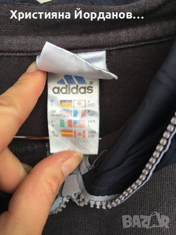 Adidas интересен модел суичър , Л, снимка 6 - Спортни дрехи, екипи - 53156305