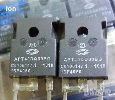 APT40DQ60BG Super fast, soft recovery diode 40A, 600V, 22ns, диод в корпус ТО247-2