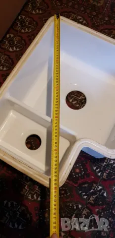 бяла керамична мифка с 2 отделения, снимка 7 - Аксесоари за кухня - 47671709