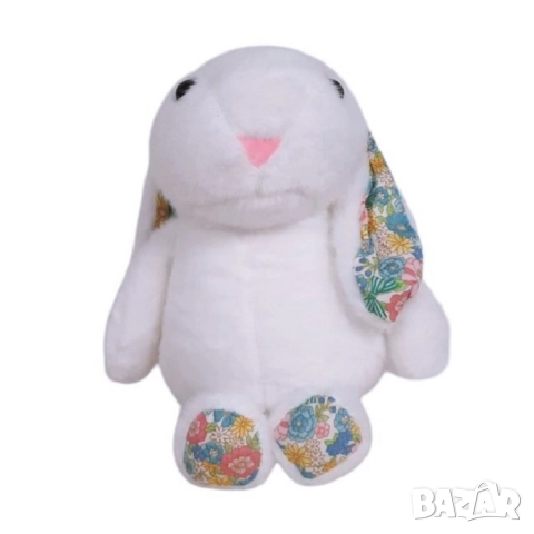 Плюшена играчка Зайче с цветни уши, снимка 2 - Плюшени играчки - 52264133