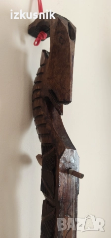 Автентична, резбована балканска гусла, снимка 4 - Струнни инструменти - 52366740