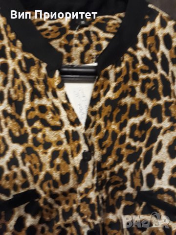 Турска чисто нова тигрова риза луксозна официална тънка  с дълъг ръкав, снимка 5 - Ризи - 37246892