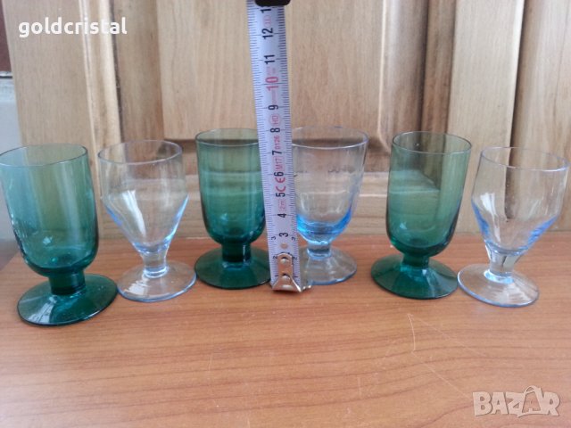 Стъклени чаши чашки , снимка 2 - Антикварни и старинни предмети - 37685631