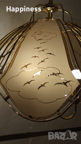 Абажур (Полилей) с 5 стъкла и 3 LED крушки E14 / 5W 