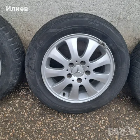 Алуминиеви джанти с гуми 5x112 , снимка 4 - Гуми и джанти - 48235630