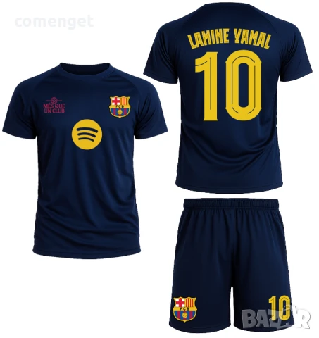 NEW 2026! DRI-FIT екипи /тениска и шорти/ БАРСЕЛОНА BARCELONA! Поръчай с ИМЕ и НОМЕР по ИЗБОР!, снимка 1 - Детски тениски и потници - 37044813