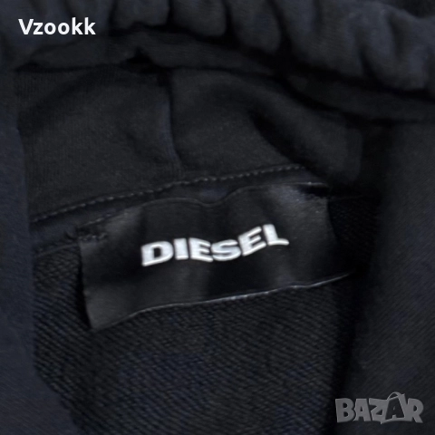 Мъжко горнище Diesel Skull Flaming | L размер, снимка 5 - Суичъри - 52871534