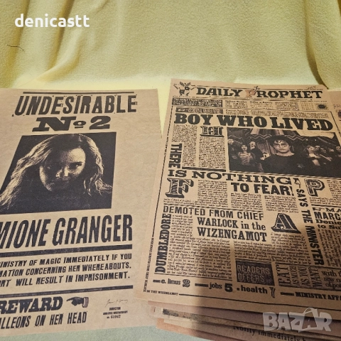 Хари Потър, Магически пръчки, мантии и други, снимка 11 - Колекции - 51793798