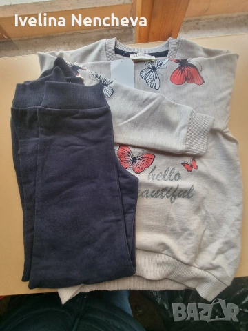 Комплект Долнище и блуза 116 размер Момиче