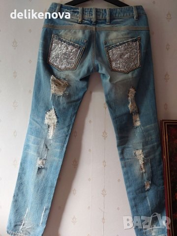 Уникат! Rossodisera. Original. Made in Italy Size 29, снимка 6 - Дънки - 40831587