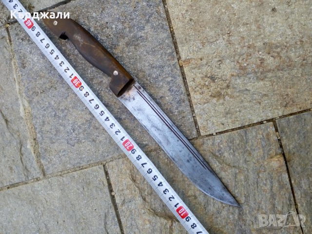 Стар Качествен Нож с Два Канала!, снимка 2 - Антикварни и старинни предмети - 29856197
