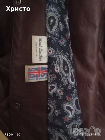 Дамско кожено яке , снимка 3 - Якета - 52103600