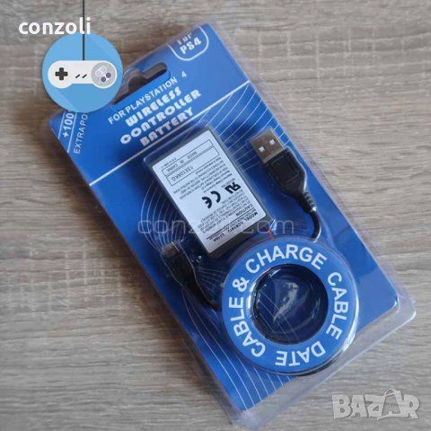 Батерия за PlayStation 4 контролер/джойстик , снимка 1 - PlayStation конзоли - 27300098