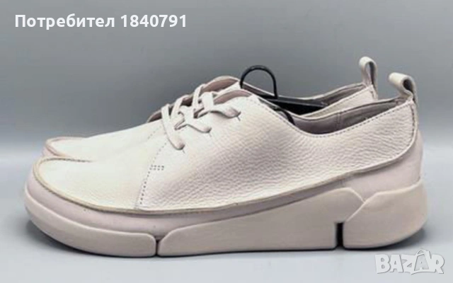 Дамски обувки CLARKS Trigenic Flex Бежови - № 40, естествена мека кожа