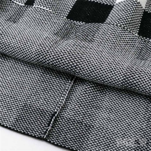 Комплект плетиво каре райе , снимка 6 - Блузи с дълъг ръкав и пуловери - 27153776