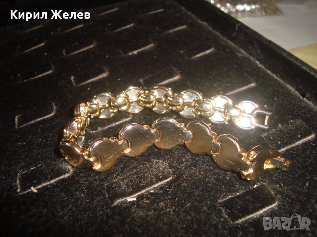 ПОЗЛАТЕНА МОДНА КРАСИВА ГРИВНА 22835, снимка 4 - Гривни - 33434890