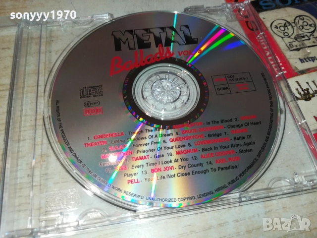 METAL BALLADS CD 2509251528, снимка 3 - CD дискове - 51835796