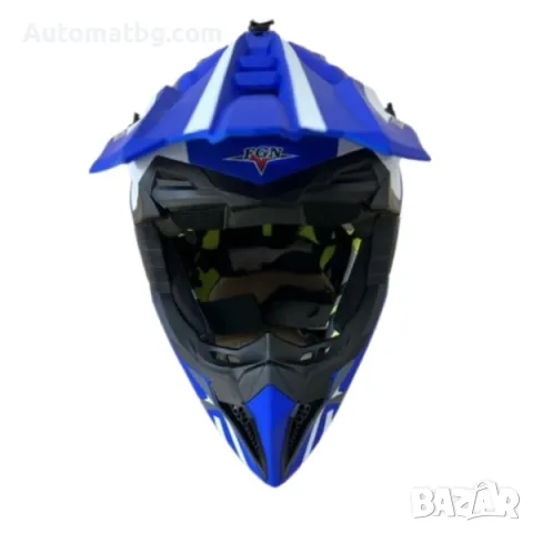 Кросова каска Automat, За мотор, Атв, Велосипед, S, M и L размер, Син, снимка 3 - Аксесоари и консумативи - 47560964