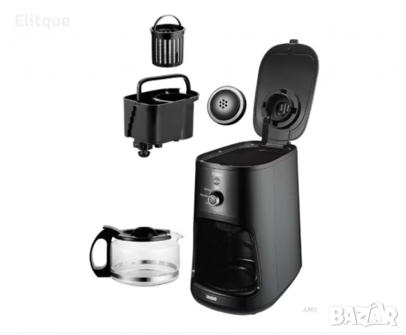 Компактна електрическа машина за приготвяне на кафе с устройство за смилане, снимка 5 - Кафемашини - 52594724