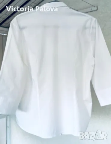 Скъпа бяла риза/ блуза H. MOSER Австрия, снимка 13 - Ризи - 47874165
