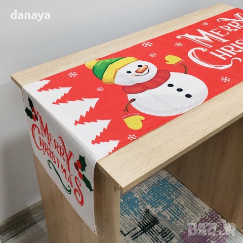 4269 Коледен тишлайфер за маса Merry Christmas, 180x34cm