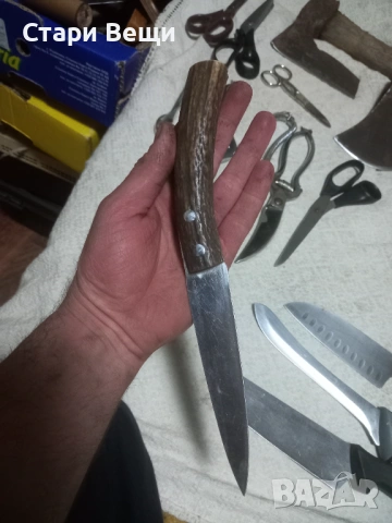 Стари ножове брадви ножици, снимка 12 - Ножове - 53529734