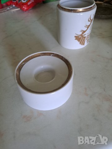 Свещник и чаша поставка Експо 81, снимка 3 - Декорация за дома - 40446223