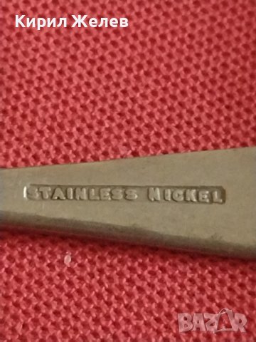 Стара лъжичка за кафе чай от соца за КОЛЕКЦИЯ ДЕКОРАЦИЯ БИТОВ КЪТ 31666, снимка 5 - Други ценни предмети - 43818572