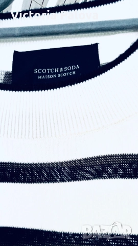 Премиум блуза SCOTCH & SODA, MAISON SCOTCH  уникален дизайн, снимка 7 - Блузи с дълъг ръкав и пуловери - 52846145