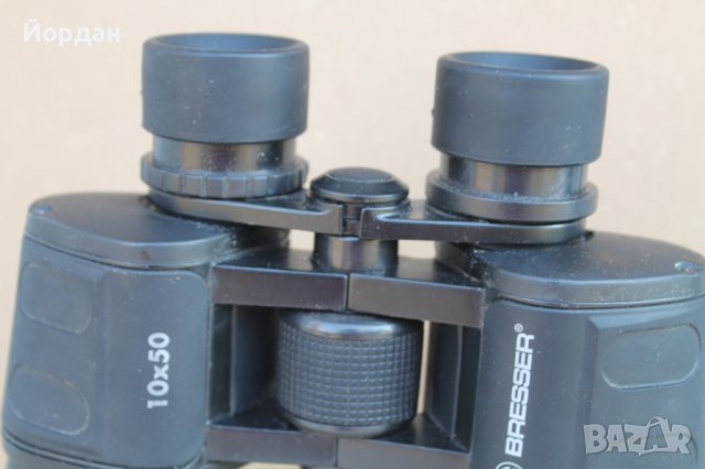 Немски бинокъл Бресер 10х50, снимка 2 - Антикварни и старинни предмети - 37856111