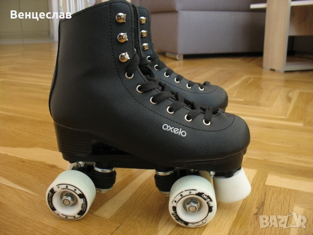 Кънки за фигурно пързаляне OXELO QUAD 100, номер 36, снимка 2 - Ролери, кънки - 53132952