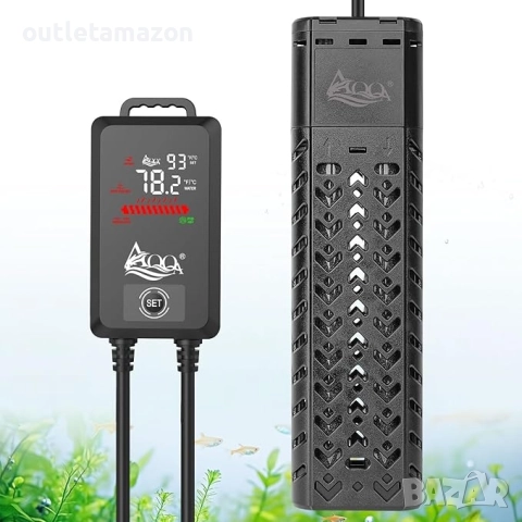 AQQA Нагревател за аквариум 800W Нагревател за голям аквариум