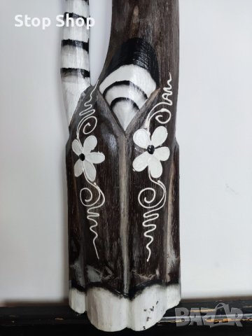 Голяма котка дърворезба Индонезия , снимка 3 - Декорация за дома - 38125890