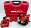 Hilti SCM 22-A - Акумулаторен циркуляр 2x22V 5.2Ah перфектен!, снимка 2