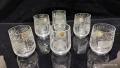 кристални чаши за ракия , снимка 2