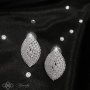 Лускозен дамски комплект бижута с кристали от 3 части AURORA, снимка 4