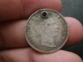 Сребърна монета 1/4 флорин 1839 , снимка 3