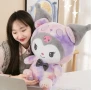 Голяма плюшена играчка Куроми 60см, Hello Kitty Kuromi, снимка 2