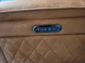 Оранжев диван от плат тройка с електрически релаксиращ механизъм, снимка 10