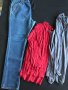 Две блузки и дънки подарък - Л, снимка 1 - Блузи с дълъг ръкав и пуловери - 43461337