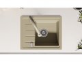 Кухненска Мивка от Гранит  Копенхаген Easy 440 x 550 - Бежава, снимка 6
