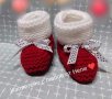 Ръчно плетени бебешки и детски терлички , снимка 1 - Бебешки чорапи - 39760802