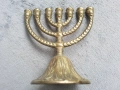 Еврейски бронзов свещник Менора, снимка 2