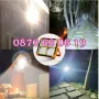 LED соларен прожектор 100W, LED Соларна къмпинг лампа 100W, размер 175х155 мм, снимка 8