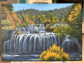 Картина "Есен и водопад", снимка 1 - Картини - 44859401