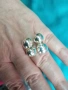 масивен сребърен пръстен с топчета, снимка 5