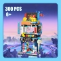 Конструктор мини улица „Game Center“ – аркадна зала, 300 части, мини блокчета, снимка 2