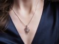 Сребърно колие Пандора делфини, снимка 2